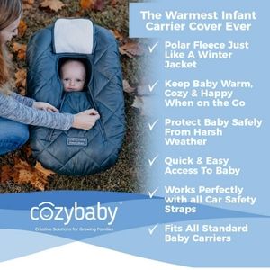 Cozy Cover for Car seat. Premium Collection Secure Baby